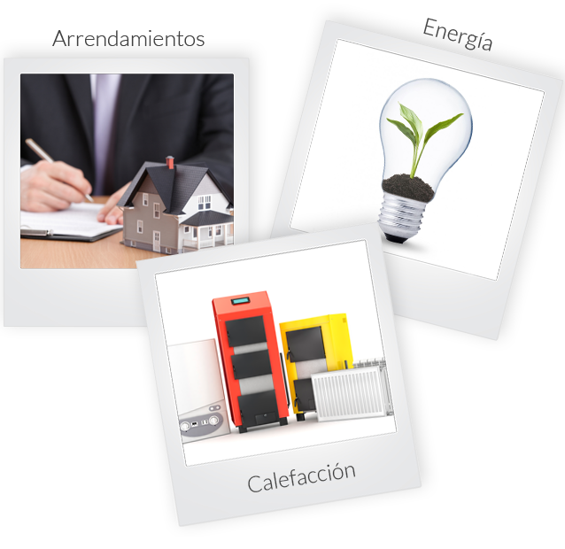 foco, calentadores y una persona firmando un papel.