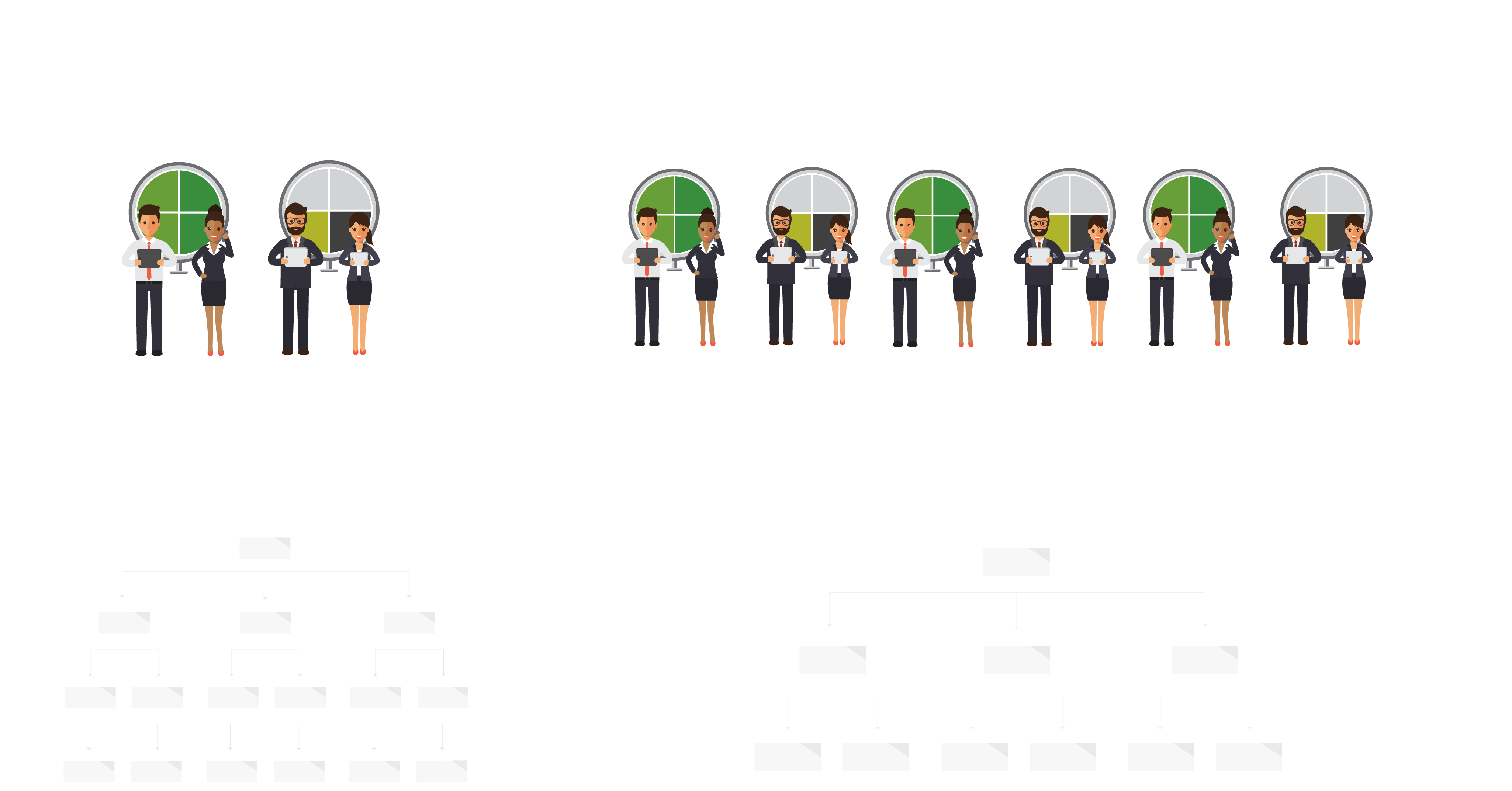 Ejemplos de tramos de control