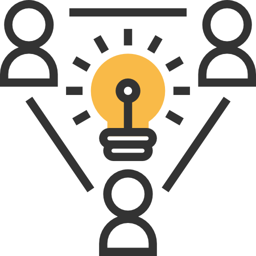 Tres personas y una idea