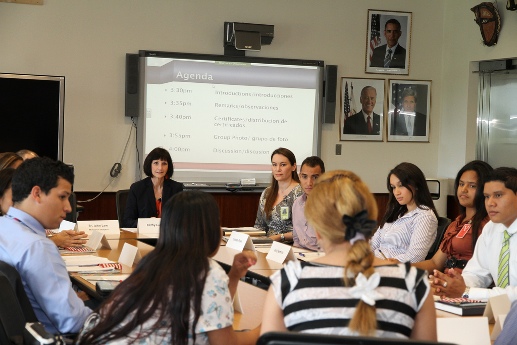 Oficina con ambiente de trabajo favorable