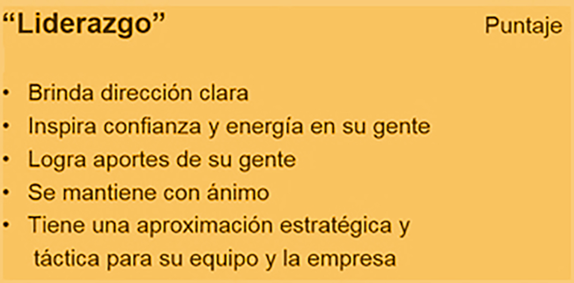 Listado de competencias laborales: liderazgo