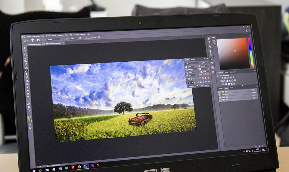 Imágenes  elaboradas o editadas en computadora con el apoyo de programas especializados