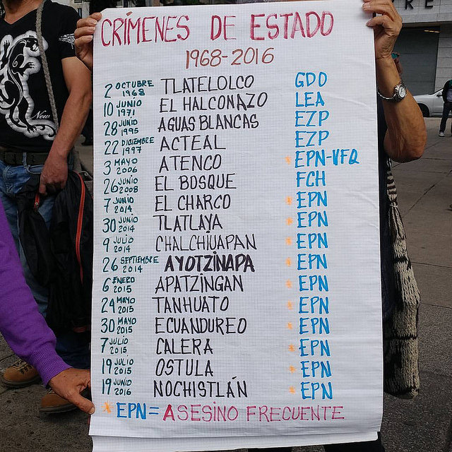 Cartel de crímenes de Estado