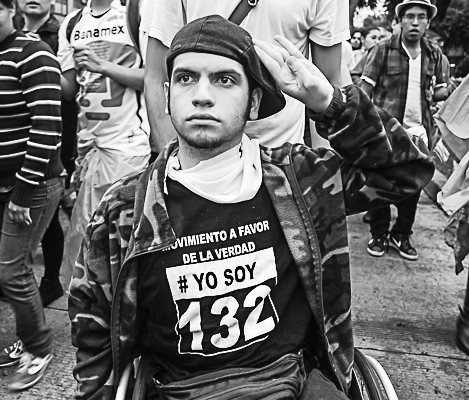 Manifestante del movimiento 