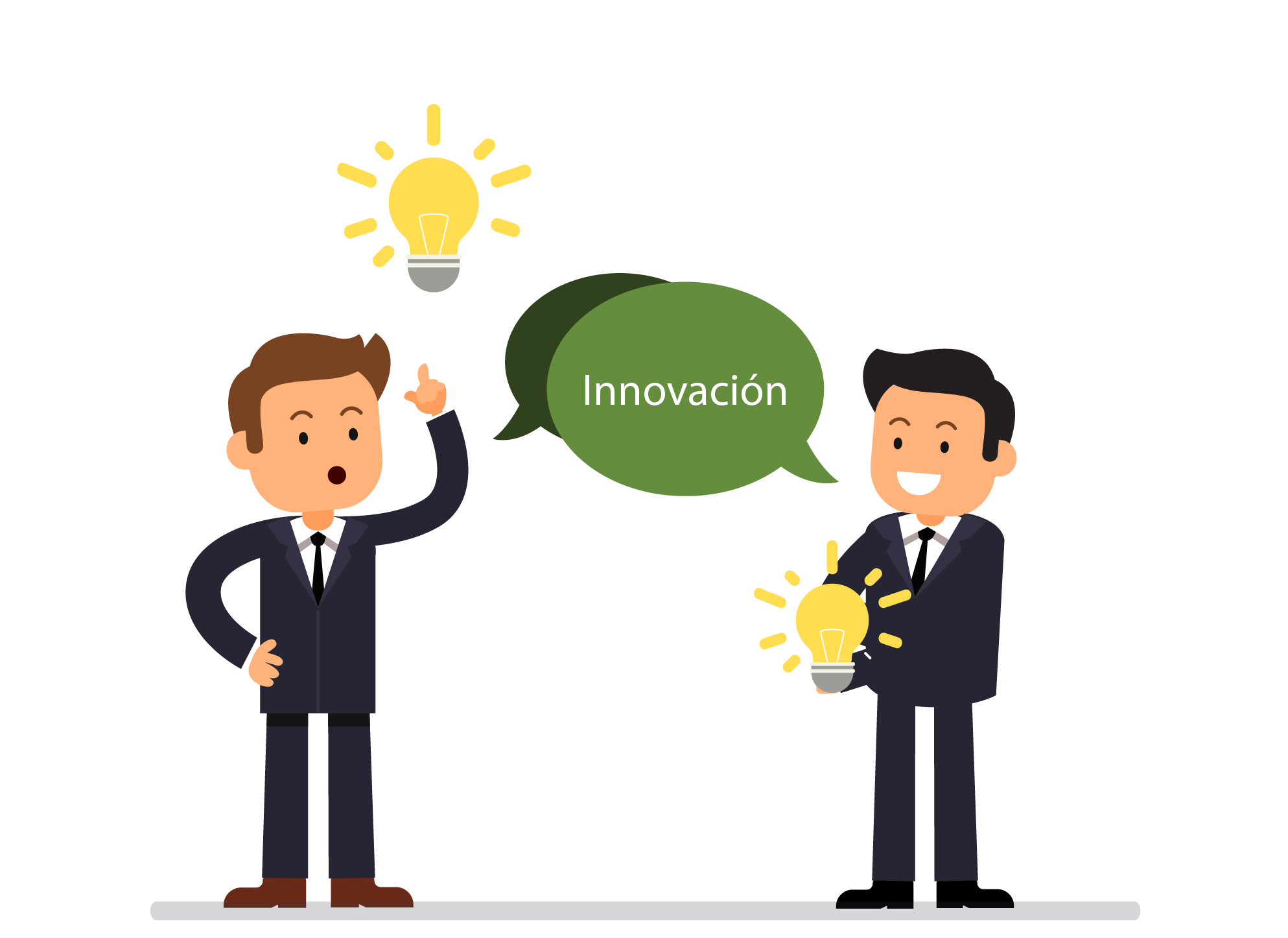 Personas intercambiando ideas