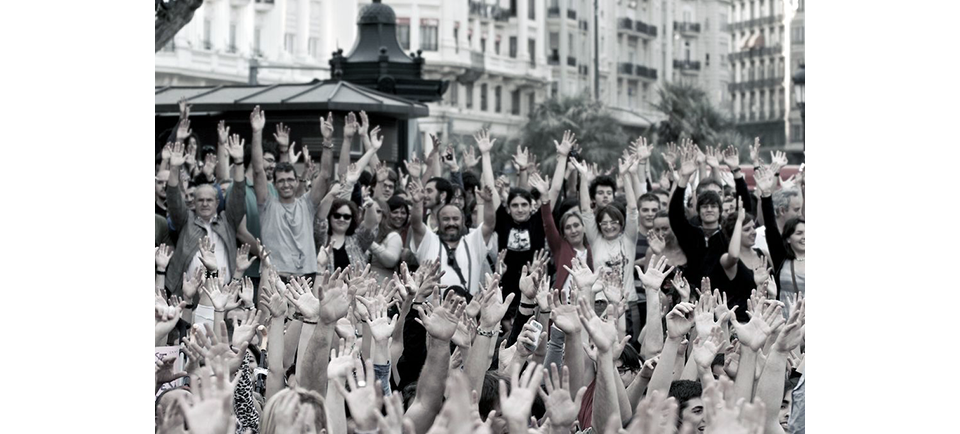 Grupo de mexicanos diversos