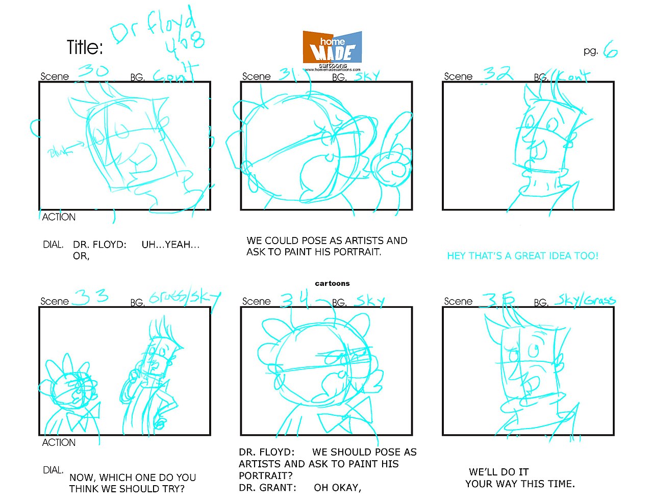 Storyboard; conjunto de ilustraciones mostradas en secuencia