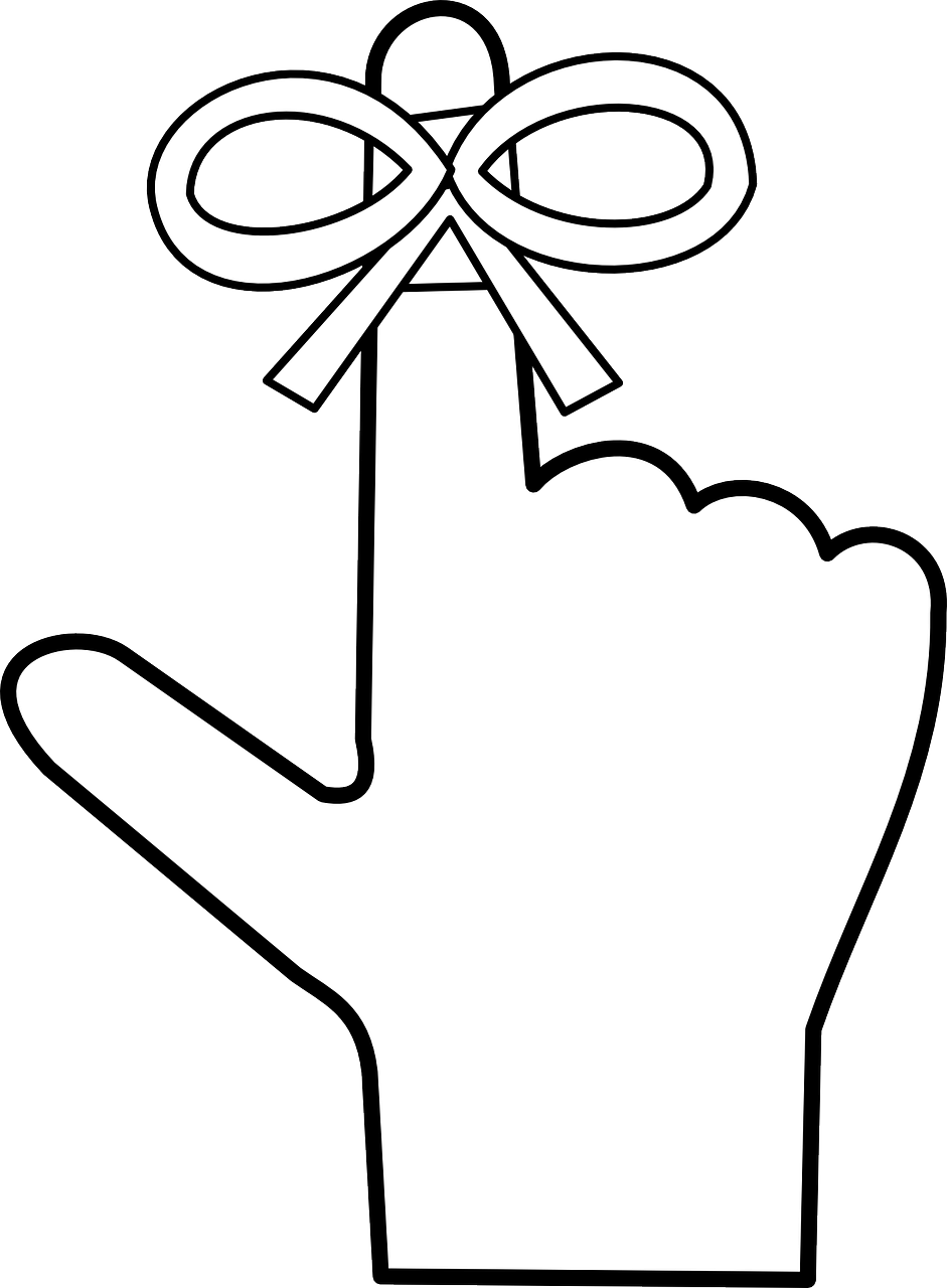 Mano con un dedo vendado