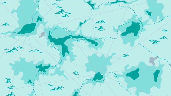 Mapa, ejemplo de un ícono.