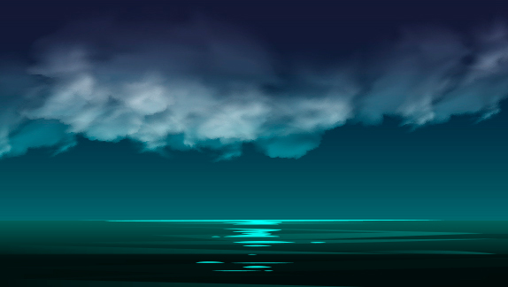 Cielo nublado, ejemplo de un indicio.