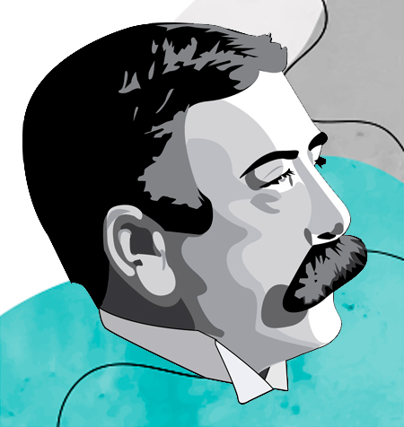 Imagen de Ferdinand de Saussure, creador de la lingüística moderna.