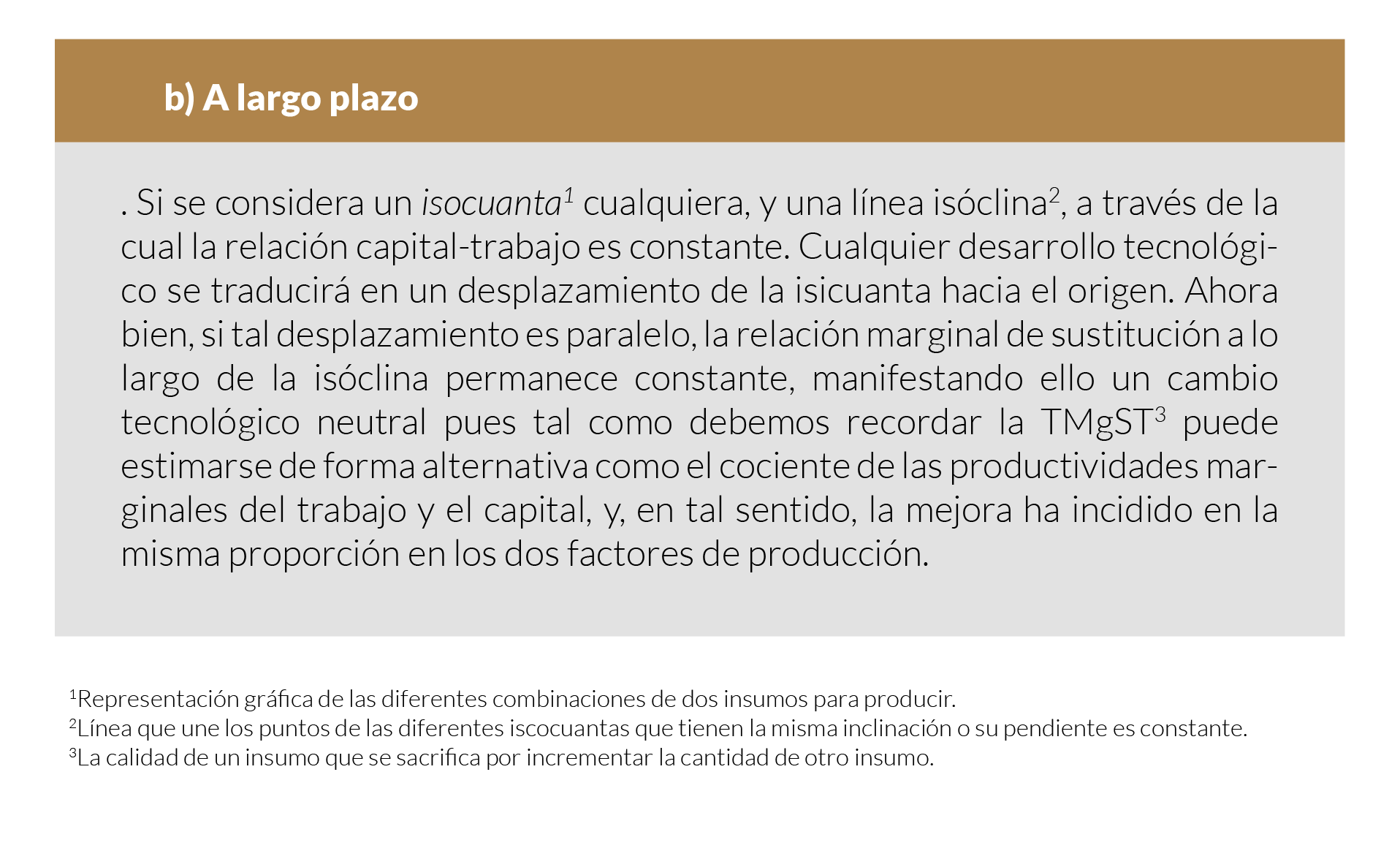 Esquema sobre impactos a largo plazo