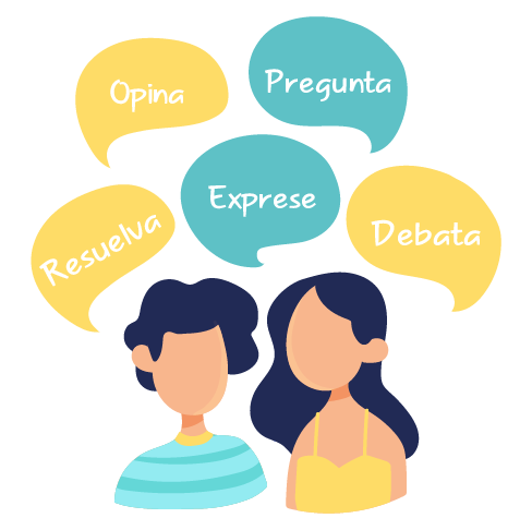 Personas comunicándose.