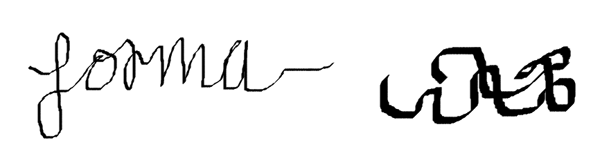 Ejemplo de figuras manuscritas 