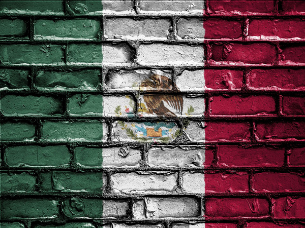 Ilustración de la bandera mexicana
