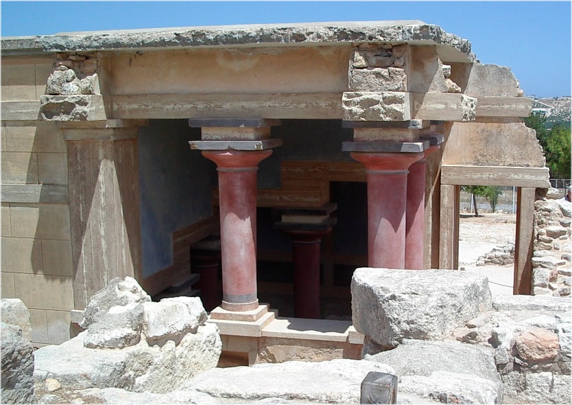 Cámaras reales del palacio de Cnosos