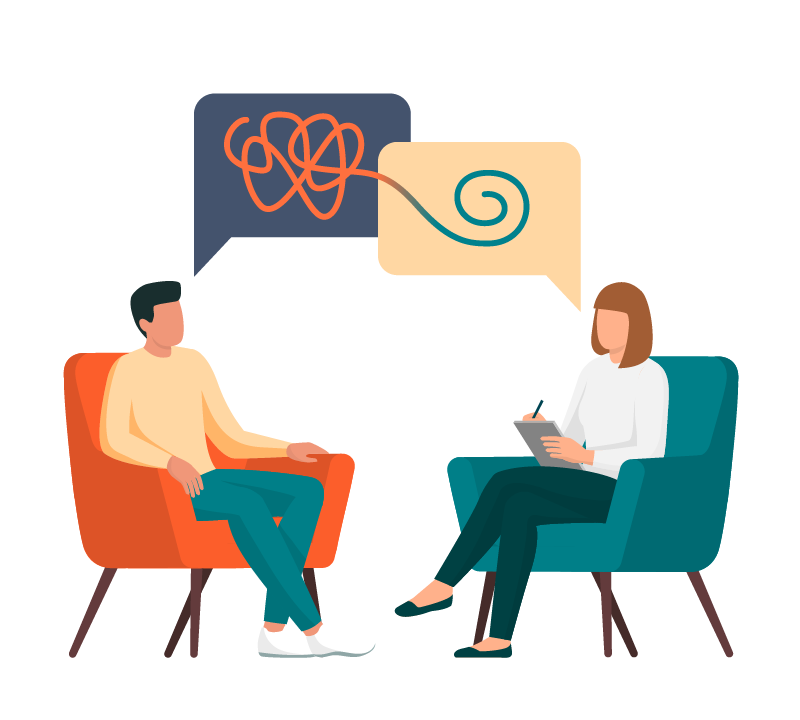 Psicóloga en valoración clínica.