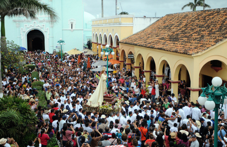 Fotografía de la fiesta de la Candelaria que se realiza en Tlacotlalpan Veracruz.