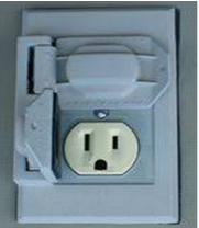 Imagen que muestra la apariencia de un contacto para espacios exteriores