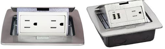 Imagen que muestra la apariencia de un contacto para piso