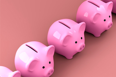 Ilustración de una alcancía