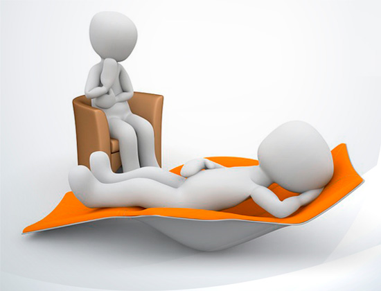 en sesión psicológica