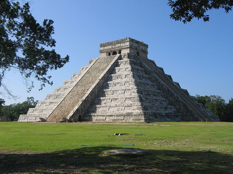 Pirámide de Kukulcán, en el sitio arqueológico de Chichen Itzá 