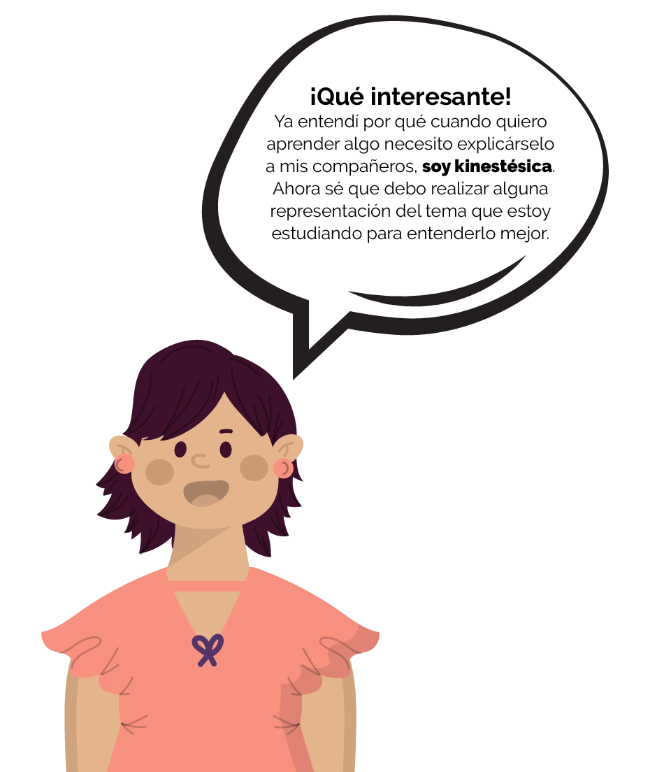 Soy kinestésica.