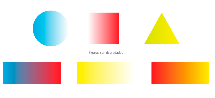 Figuras con degradados