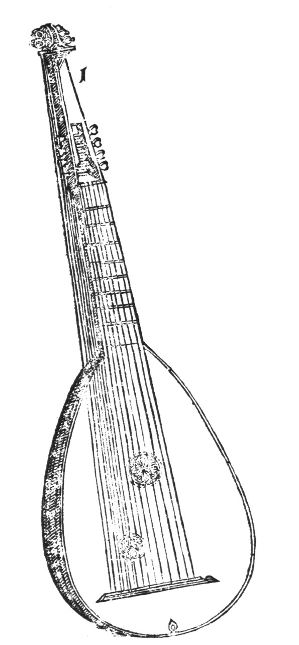 Ilustración de la Tiorba