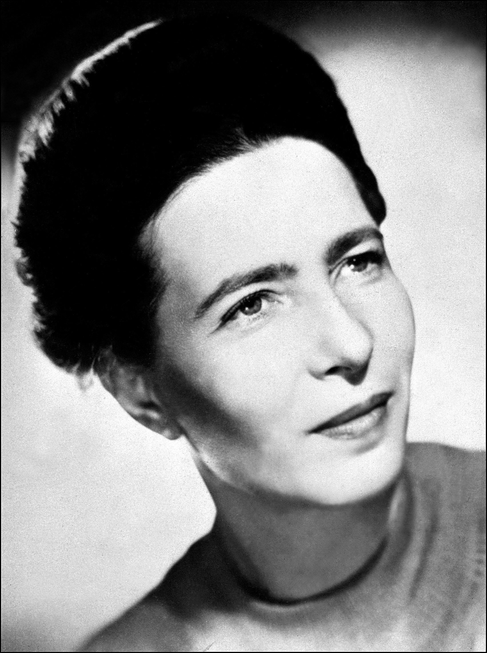 Fotografía Simone de Beauvoir