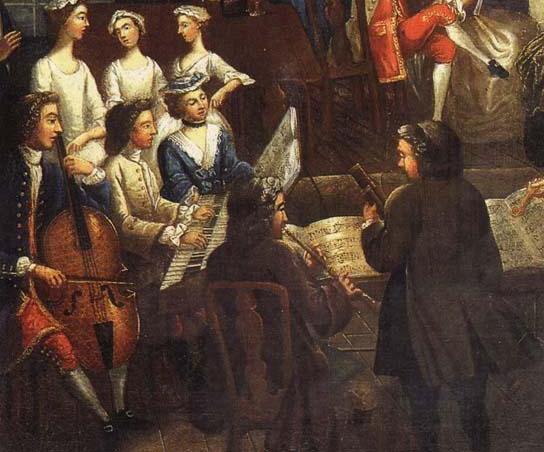 Ilustración sobre la música de cámara