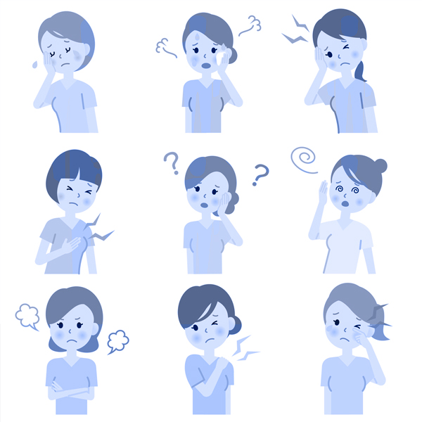 Personas con diversas sintomatologías