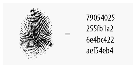 Huella digital y números