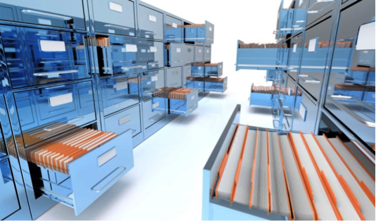 Círculos relacionados con líneas.