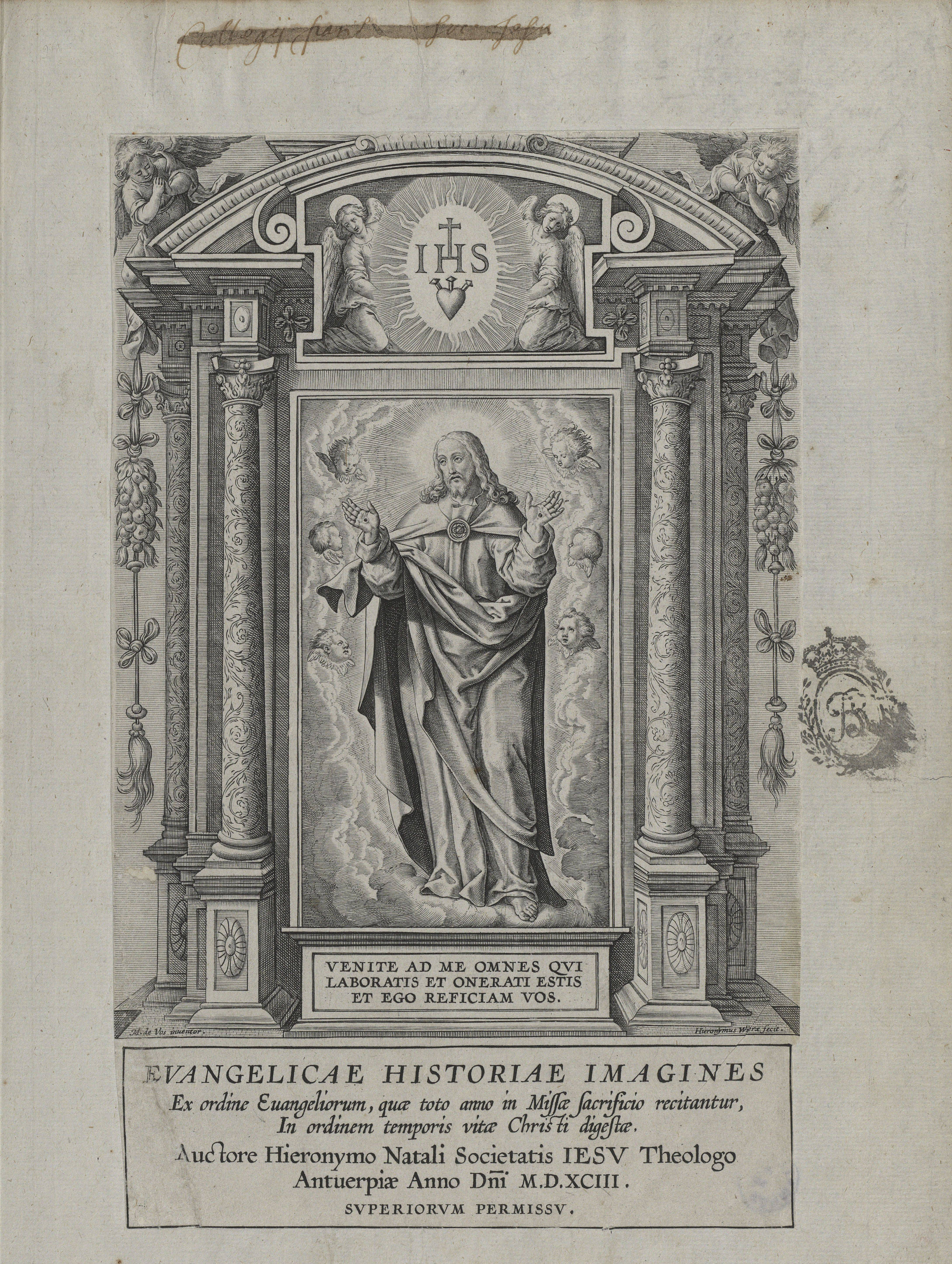 Portada EvangelicaeHistoriae Imagines.