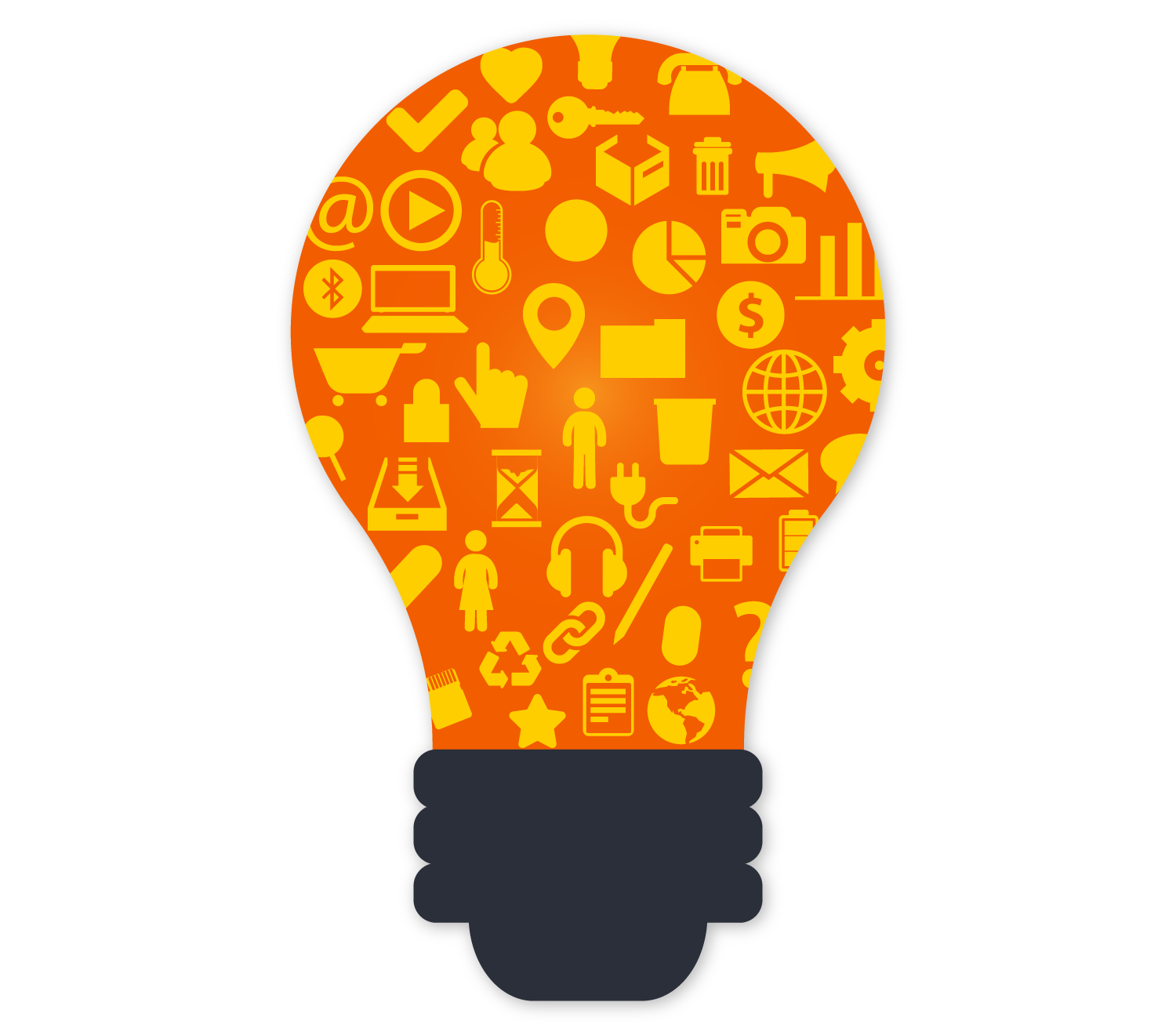 Foco formado con elementos de la organización